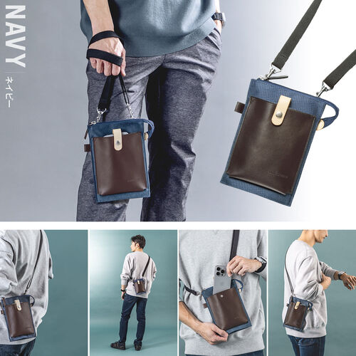 スマホポーチ（ベルトポーチ・ショルダーポーチ・サコッシュ・メンズ