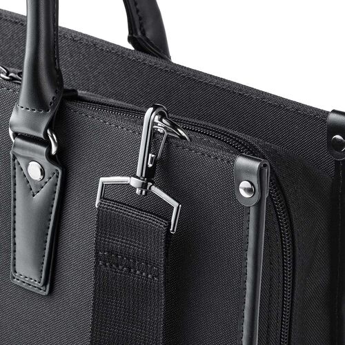 ビジネスバッグ（就活バッグ・リクルートバッグ・メンズ・軽量・A4ファイル・14型ワイドノートPC収納・ブラック就活かばん・就職活動・バッグ）