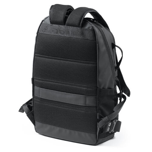 前持ちビジネスリュック（日本製・耐水設計・スマホスタンド・ホールドグリップ・ウェストベルト・デューロン生地使用・通勤バッグ）