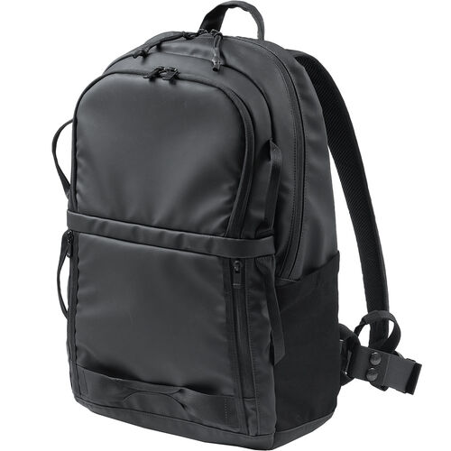 前持ちビジネスリュック（日本製・耐水設計・スマホスタンド・ホールドグリップ・ウェストベルト・デューロン生地使用・通勤バッグ）