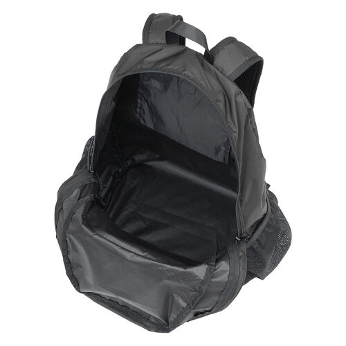 折りたたみリュック（Lサイズ・23L・サブバッグ・エコバッグ・折りたたみバックパック・コンパクトリュック・ポケッタブルリュック・圧縮・撥水・ブラック）