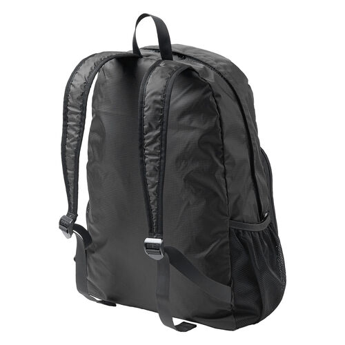 折りたたみリュック（Lサイズ・23L・サブバッグ・エコバッグ・折りたたみバックパック・コンパクトリュック・ポケッタブルリュック・圧縮・撥水・ブラック）