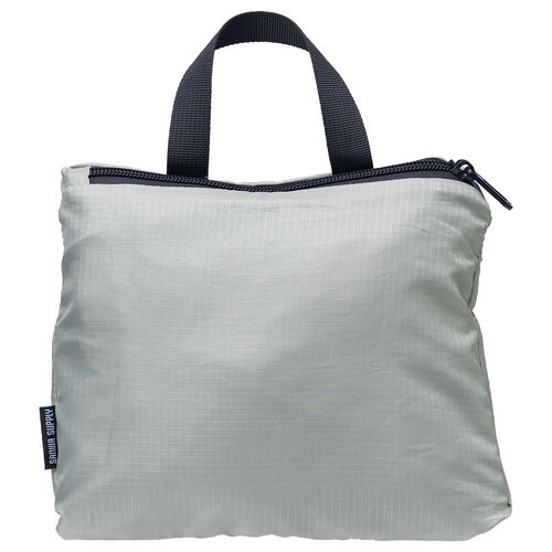 折りたたみリュック & トートバッグ（マイバッグ・コンパクト・エコバッグ・サブバッグ・22L・撥水・軽量・高機能・グレー）