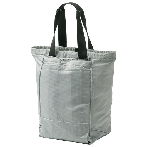 折りたたみリュック & トートバッグ（マイバッグ・コンパクト・エコバッグ・サブバッグ・22L・撥水・軽量・高機能・グレー）