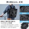折りたたみリュック & トートバッグ（マイバッグ・コンパクト・エコバッグ・サブバッグ・22L・撥水・軽量・高機能・グレー）