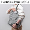 折りたたみリュック & トートバッグ（マイバッグ・コンパクト・エコバッグ・サブバッグ・22L・撥水・軽量・高機能・グレー）