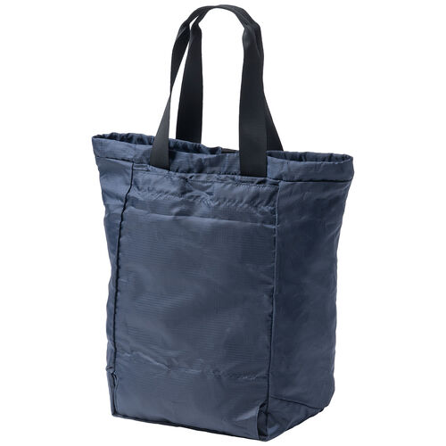 折りたたみリュック & トートバッグ（マイバッグ・コンパクト・エコバッグ・サブバッグ・22L・撥水・軽量・高機能・ネイビー）