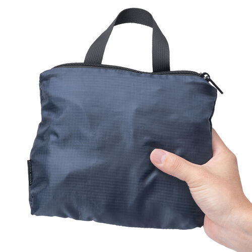 折りたたみリュック & トートバッグ（マイバッグ・コンパクト・エコバッグ・サブバッグ・22L・撥水・軽量・高機能・ネイビー）