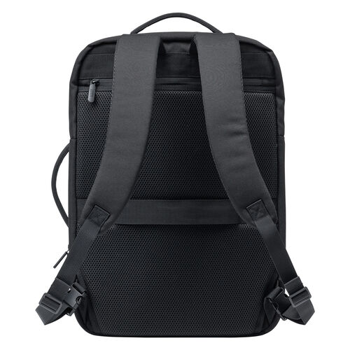 リュック（マチ拡張・ビジネス・大容量・21L～32L・PCリュック・シンプル・撥水・多機能・バックパック・メンズ・旅行・出張・ブラック）