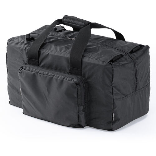 折りたたみボストンバッグ（リュック・32L・コンパクト・エコバッグ・マイバッグ・撥水・軽量・大容量・旅行・サブバッグ・ブラック）