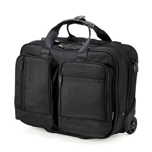 ビジネスキャリーバッグ（機内持ち込みサイズ・最大36リットル・マチ拡張対応・レインカバー付属）