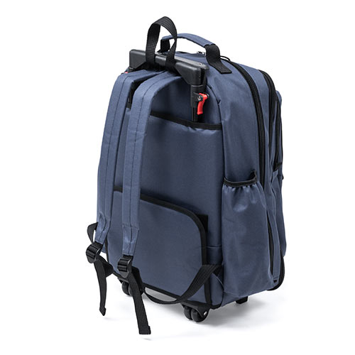 キャリーリュック（ソフトキャリー・レディース・メンズ・機内持ち込み・2WAY・大容量・ビジネス・おしゃれ・おすすめ・ネイビー・防災・防災バック・非常持ち出し袋）BAGCR006NV