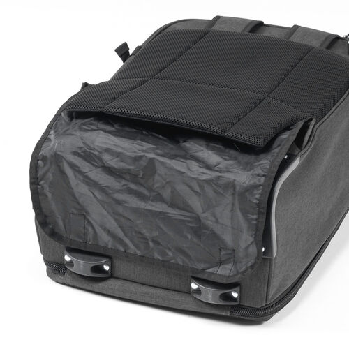 キャリーリュック（ソフトキャリー・レディース・メンズ・機内持ち込み・2WAY・大容量・ビジネス・おしゃれ・おすすめ・グレー・防災・防災バック・非常持ち出し袋）BAGCR007BK