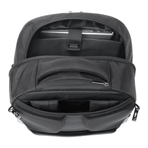 キャリーリュック（キャリーバッグ・2WAY・トロリー・4輪・ビジネスリュック・35リットル・ブラック）