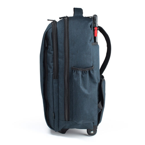 キャリーリュック（リュックキャリー・キャリーバッグ・2way・35L・キャリーバッグ・ビジネスリュック・機内持ち込み・ネイビー・防災・防災バック・非常持ち出し袋）