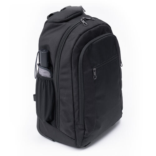 キャリーバッグ（リュック機能・T字ハンドル・1本軸キャリーバー・2WAY・ビジネス・機内持ち込み・スーツケース・撥水・軽量・旅行・出張・1泊2日・ブラック）