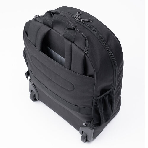 キャリーバッグ（リュック機能・T字ハンドル・1本軸キャリーバー・2WAY・ビジネス・機内持ち込み・スーツケース・撥水・軽量・旅行・出張・1泊2日・ブラック）