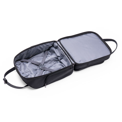 スリムキャリーバッグ（ビジネスバッグ・大容量・22L・縦長・小型・機内持ち込み・2輪・旅行・出張・撥水・メンズ・ブラック）