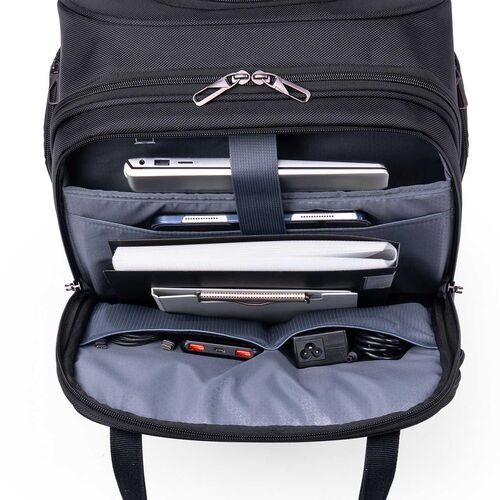 スリムキャリーバッグ（ビジネスバッグ・大容量・22L・縦長・小型・機内持ち込み・2輪・旅行・出張・撥水・メンズ・ブラック）