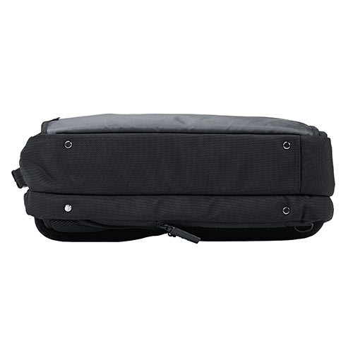 バッグ（ショルダー・リュック・ビジネス・メンズ・大容量・コーデュラ使用・テフロン加工・撥水・16.7L・Mサイズ・ブラック）