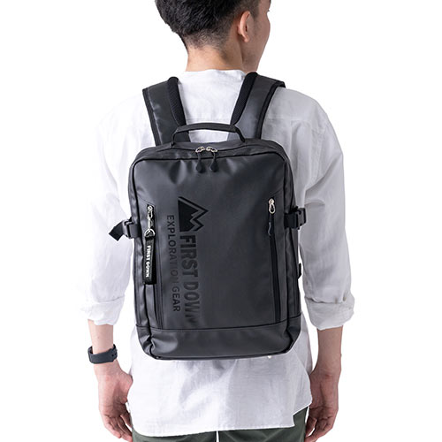 バックパック（メンズ リュックサック A4 コンパクト 通勤 旅行 PCリュック ファーストダウン 9L）