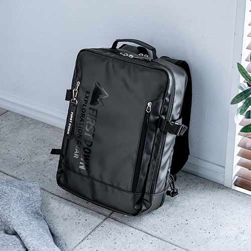 バックパック（メンズ リュックサック A4 コンパクト 通勤 旅行 PCリュック ファーストダウン 9L）