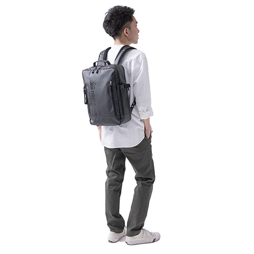 バックパック（メンズ リュックサック A4 コンパクト 通勤 旅行 PCリュック ファーストダウン 9L）