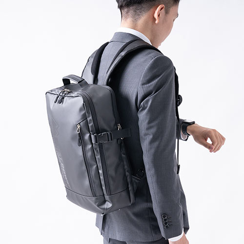 バックパック（メンズ リュックサック A4 コンパクト 通勤 旅行 PCリュック ファーストダウン 9L）