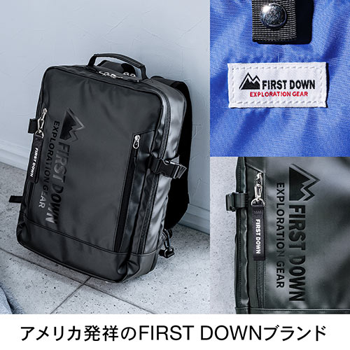 バックパック（メンズ リュックサック A4 コンパクト 通勤 旅行 PCリュック ファーストダウン 9L）