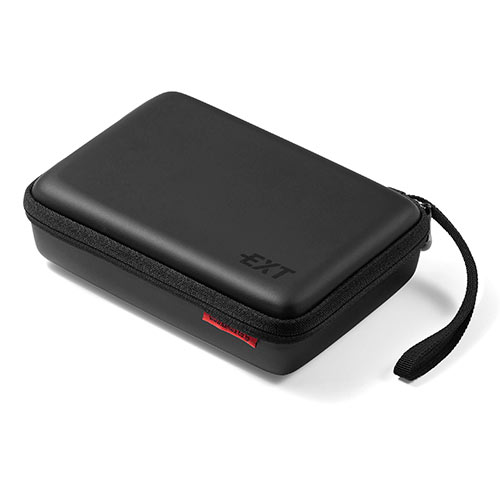 ポーチ（トラベルポーチ・ガジェットポーチ・小物入れ・おしゃれ・大容量・人気・おすすめ・男性・仕切り・収納・便利・持ち運び・黒・セミハード）BAGIN014BK