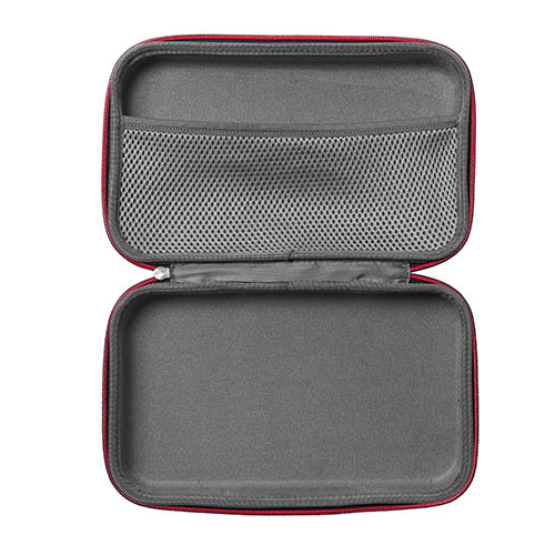 ポーチ（トラベルポーチ・ガジェットポーチ・小物入れ・おしゃれ・大容量・人気・おすすめ・男性・仕切り・収納・便利・持ち運び・黒・セミハード）BAGIN016BK