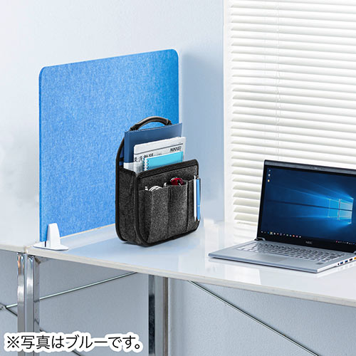 バッグインバッグ（リュック用・フェルト・軽量・縦型・15ポケット・自立可能・A4収納可能・ベージュ/グレー）