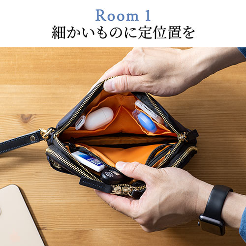 やっち②ポーチ ガジェットポーチ（収納ポーチ・バッグインバッグ・鎧布・6
