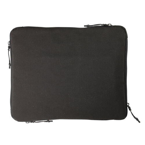 ポーチ（トラベルポーチ・ガジェットポーチ・小物入れ・おしゃれ・大容量・人気・おすすめ・男性・仕切り・収納・便利・持ち運び・4方向収納・A4サイズ・黒）BAGIN031BK