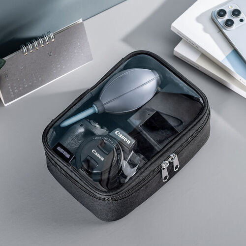 ガジェットポーチ（小物入れ・クリア・四角・縦長・旅行・海外旅行・出張・収納・トラベルポーチ・整理）