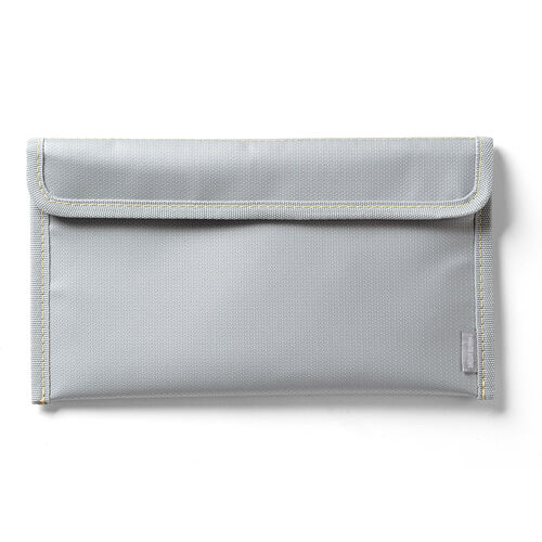 モバイルバッテリーケース（難燃性ケース・燃えにくい・防災グッズ・ガジェットポーチ・Mサイズ）