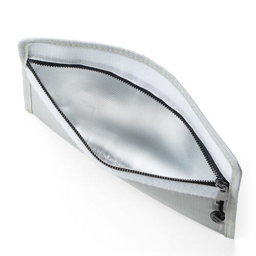 モバイルバッテリーケース（難燃性ケース・燃えにくい・防災グッズ・ガジェットポーチ・Mサイズ）