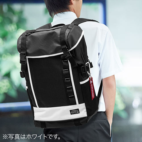 ピーセグ リュック 30423 ホワイト バックパック（リュック・メンズ