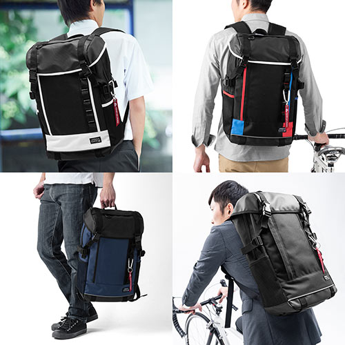 バックパック（リュック・メンズ・通学・通勤・旅行・ビジネス・A4収納・ロンズデール・23リットル・ホワイト）