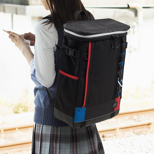 リュック（通勤・通学・ビジネス・アウトドア・A4収納・スクエア・26L・ロンズデール・トリコロール）