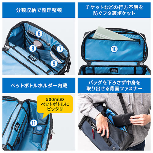 リュック（通勤・通学・ビジネス・アウトドア・A4収納・スクエア・26L・ロンズデール・トリコロール）