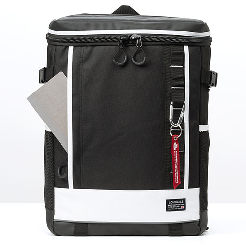 リュック（通勤・通学・ビジネス・アウトドア・A4収納・スクエア・26L・ロンズデール・ホワイト）