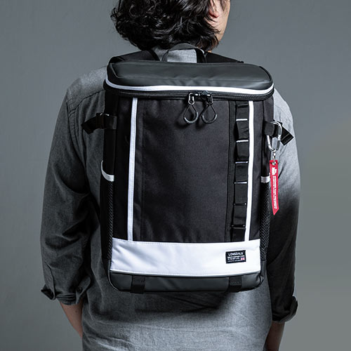 リュック（通勤・通学・ビジネス・アウトドア・A4収納・スクエア・26L・ロンズデール・ホワイト）