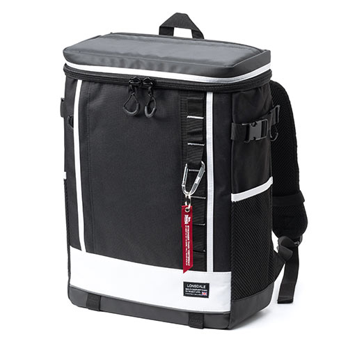 リュック（通勤・通学・ビジネス・アウトドア・A4収納・スクエア・26L・ロンズデール・ホワイト）