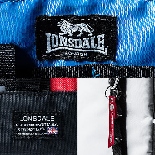 トートバッグ（ビジネス・通勤/通学・ロンズデール・ショルダー・トート・リュック・3WAY・ショルダーベルト付属・ポリエステル・ネイビー）