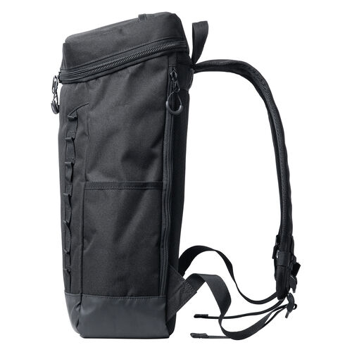 リュック（スクエア・ロゴレス・16インチ・PC収納・通学・通勤・カジュアル・多機能・メンズ・ビジネス・ボックスパック・バックパック・大容量・26L・A4収納・ブラック）