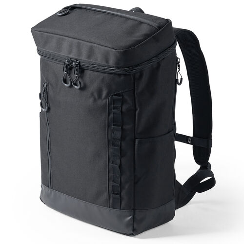 【新品】（まとめ）スクエアリュック 黒 〔×10個セット〕 ポイント20倍】（まとめ）スクエアリュック 黒 【×10個セット】