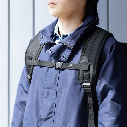 リュック（スクエア・ロゴレス・16インチ・PC収納・通学・通勤