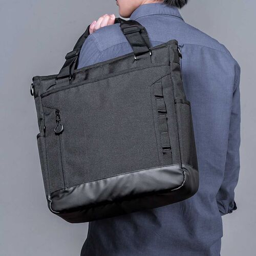 3WAYトートバッグ｜PC収納・A4対応・通勤通学・21L・黒