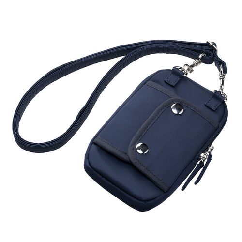 スマホポーチ（ショルダーポーチ・スマホショルダー・斜め掛け・スマホポシェット・ネイビー）